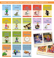 Dandelion Launchers Phonic Books: Lost / Jump! / Bob is Glum / Stop the Pram!
