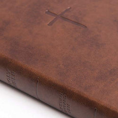 CSB Compact Bible, Brown LeatherTouch, Value Edition