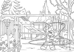 Disneyland Parks Colouring Book *No internal markings*