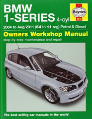 Cover of BMW 1-Series 4-cyl Petrol & Diesel Service & Repair Manual: 2004 to 2011 Haynes by Martynn Randall