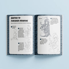 ArtMaker Manga Sketching Book