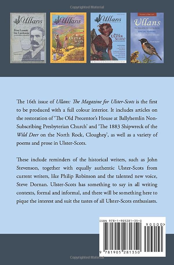 Ullans 16: The Magazine for Ulster-Scots