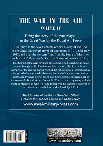 War in the Air. Being the Story of the part played in the Great War by