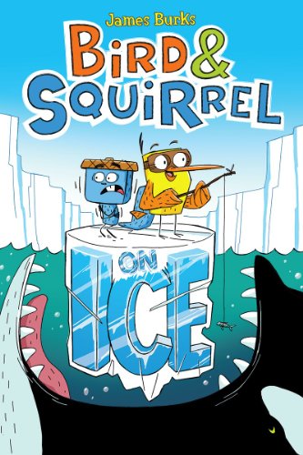 Cover of Bird & Squirrel on Ice: A Graphic Novel (Bird & Squirrel #2) by James Burks