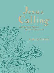 Jesus Calling, Large Text Brown Leathersoft, with Full Scriptures