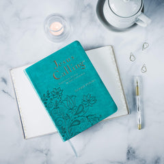 Jesus Calling, Large Text Brown Leathersoft, with Full Scriptures