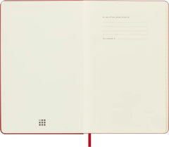 Moleskine Classic Ruled Paper Notebook, Hard Cover and Elastic Closure Journal