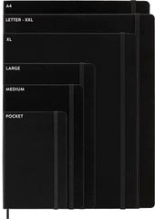 Moleskine Classic Ruled Paper Notebook, Hard Cover and Elastic Closure Journal