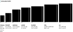 Moleskine Classic Ruled Paper Notebook, Hard Cover and Elastic Closure Journal