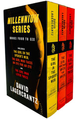 Millennium series 3 Books Collection Box Set by David Lagercrantz (Books 4 - 6)