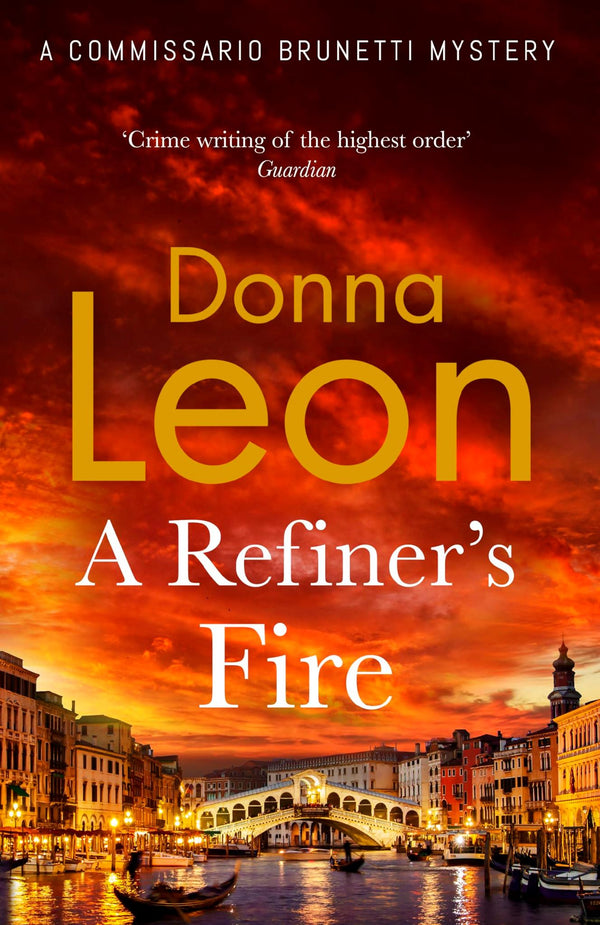 A Refiner's Fire by Donna Leon - used book at Perkology Books