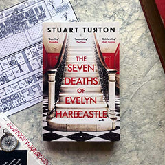 The Seven Deaths of Evelyn Hardcastle by Stuart Turton - used book at Perkology Books