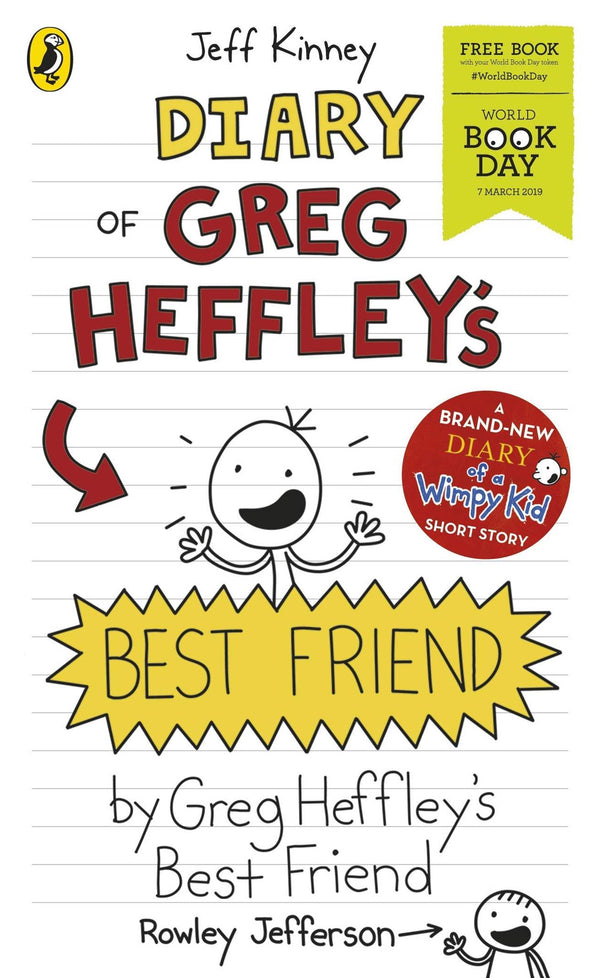 Diary of a Wimpy Kid Book 1-2 and World Book Day : 3 Books Collection Set by Jeff Kinney - used book at Perkology Books