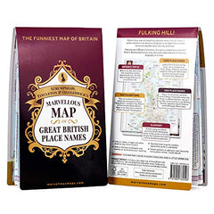 Great British Place Names Map | Funny Map & Guide | Marvellous Maps | Humour
