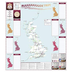 Great British Place Names Map | Funny Map & Guide | Marvellous Maps | Humour