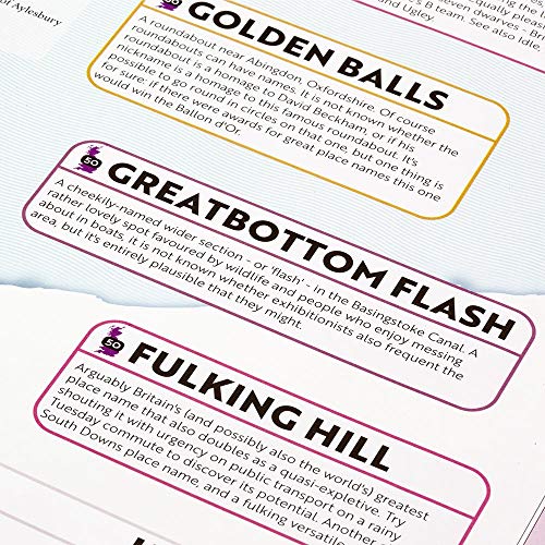 Great British Place Names Map | Funny Map & Guide | Marvellous Maps | Humour