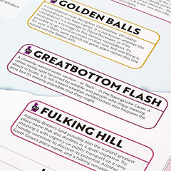 Great British Place Names Map | Funny Map & Guide | Marvellous Maps | Humour