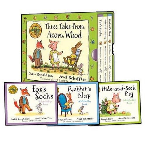 Acorn Wood Mini Boardbook set by Julia Donaldson - used book at Perkology Books