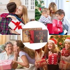 Our Adventure Book Scrapbook Photo Album,11.6x7.5 Inches 80 Pages