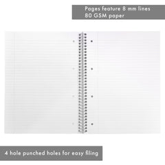 Pukka Pad, A4 Metallic Jotta Book 3 Pack – 21 x 30cm – Wirebound Notebook