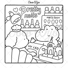 Cozy Friends: Coloring Book for Adults and Teens Featuring Super Cute Animal