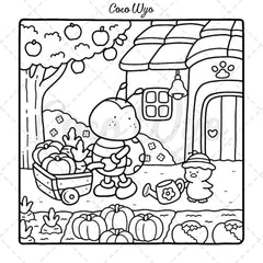 Cozy Friends: Coloring Book for Adults and Teens Featuring Super Cute Animal