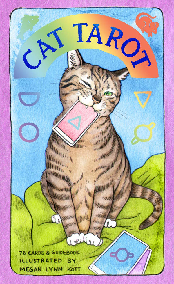 Cover of Cat Tarot: 78 Cards and Guidebook by Megan Lynn Kott