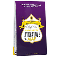 Great British Literature Map | Literary Map & Guide | Marvellous Maps