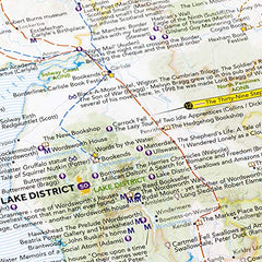 Great British Literature Map | Literary Map & Guide | Marvellous Maps