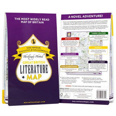 Great British Literature Map | Literary Map & Guide | Marvellous Maps