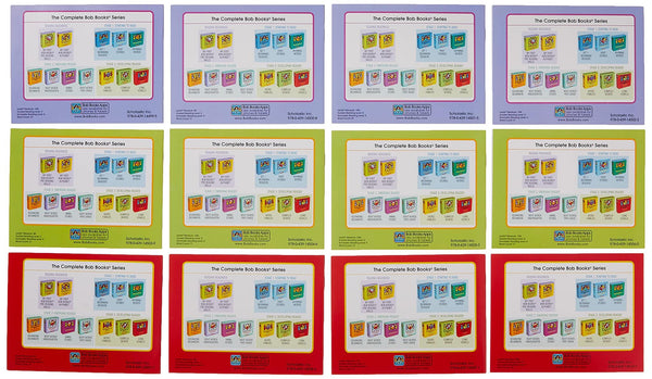 Bob Books: Set 2 - Advancing Beginners Box Set (12 books): 8 Books