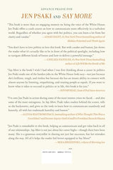 Say More: Lessons from Work, the White House, and the World