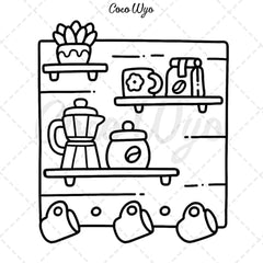 Stress Relief: Coloring Book for Adults and Kids, Bold and Easy, Simple and Big