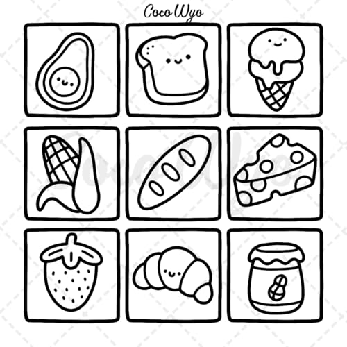 Stress Relief: Coloring Book for Adults and Kids, Bold and Easy, Simple and Big