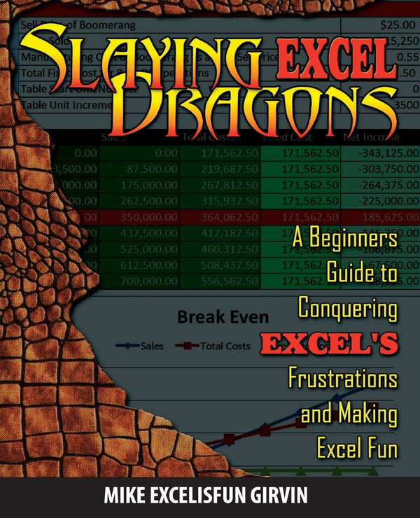 Cover of Slaying Excel Dragons: A Beginners Guide to Conquering Excel's Frustrations by Mike Girvin