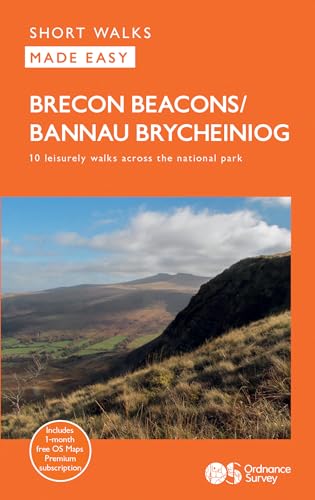 Cover of Brecon Beacons Short Walks Made Easy | Ordnance Survey | 10 Accessible Walks by Tom Hutton