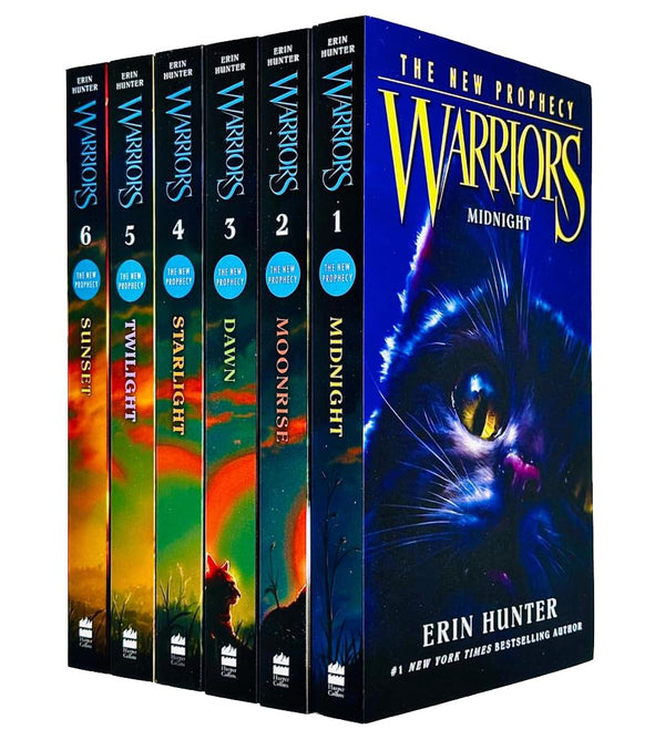 Warrior Cats Series 2: The New Prophecy by Erin Hunter 6 Books Set