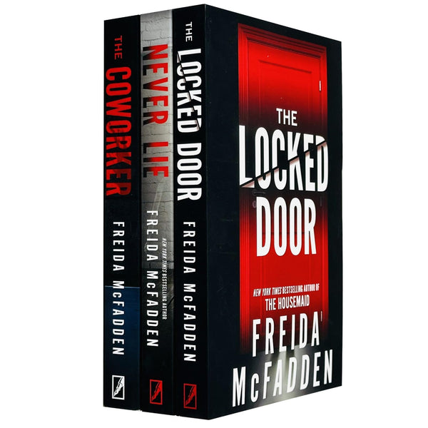 Cover of Freida McFadden Collection 3 Books (Never Lie, The Locked Door & The Coworker)