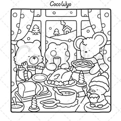 Comfy Days: Coloring Book for Adults and Teens Featuring Super Cute Animal..