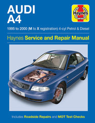 Cover of Audi A4 Petrol & Diesel (95 - 00) Haynes Repair Manual (Paperback) by A K Legg
