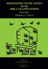 Cover of Beekeeping Study Notes for the BBKA Examinations Volume 1 (modules 1, 2 and 3) by J.D. Yates