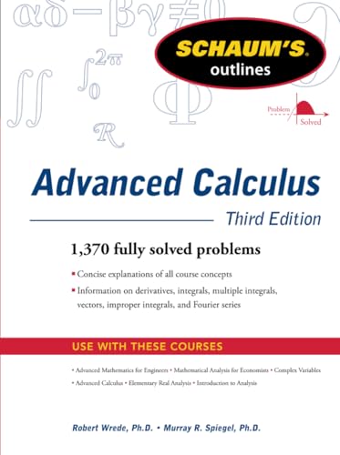 Cover of Schaum's Outline of Advanced Calculus, Third Edition by Robert C. WREDE