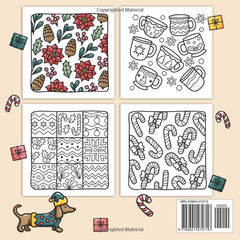 Cozy Christmas Patterns: Coloring Book with Bold and Easy Designs for Adults