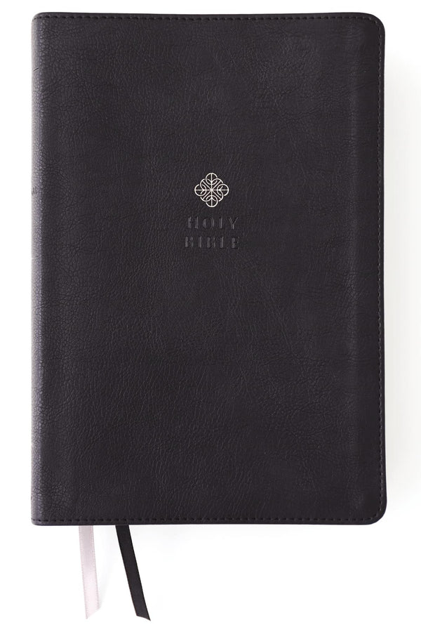 Cover of Niv, Men's Devotional Bible (by Men, for Men), Large Print, Leathersoft, Black, by Zondervan