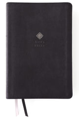 Cover of Niv, Men's Devotional Bible (by Men, for Men), Large Print, Leathersoft, Black, by Zondervan