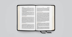 ESV New Testament with Psalms and Proverbs (Genuine Leather, Black): English