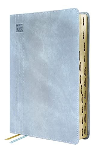 Niv, Student Bible, Leathersoft, Teal, Thumb Indexed, Comfort Print NIV