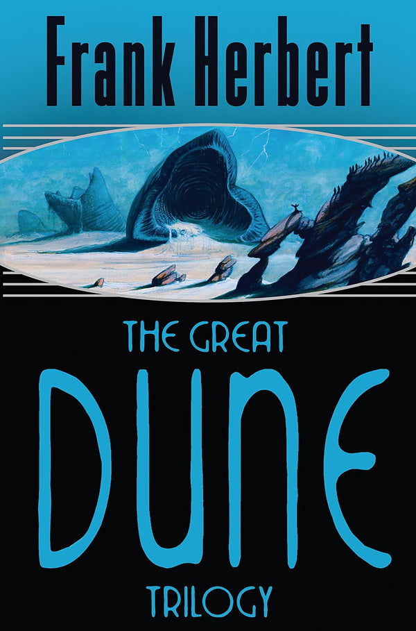 Cover of The Great Dune Trilogy: Dune, Dune Messiah, Children of Dune (Dune sequence, 1-3 by Frank Herbert