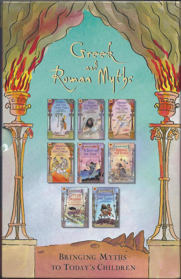 Cover of Greek and Roman Myths Slipcase by Geraldine McCaughrean
