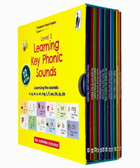 Cover of My Second Phonic Sounds 12 Books Collection Box Set with Included Fun Activities